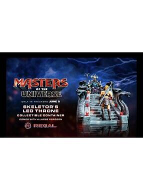 Masters Of The Universe Skeletors LED Throne Popcorn Bucket. Regal Theaters Excl